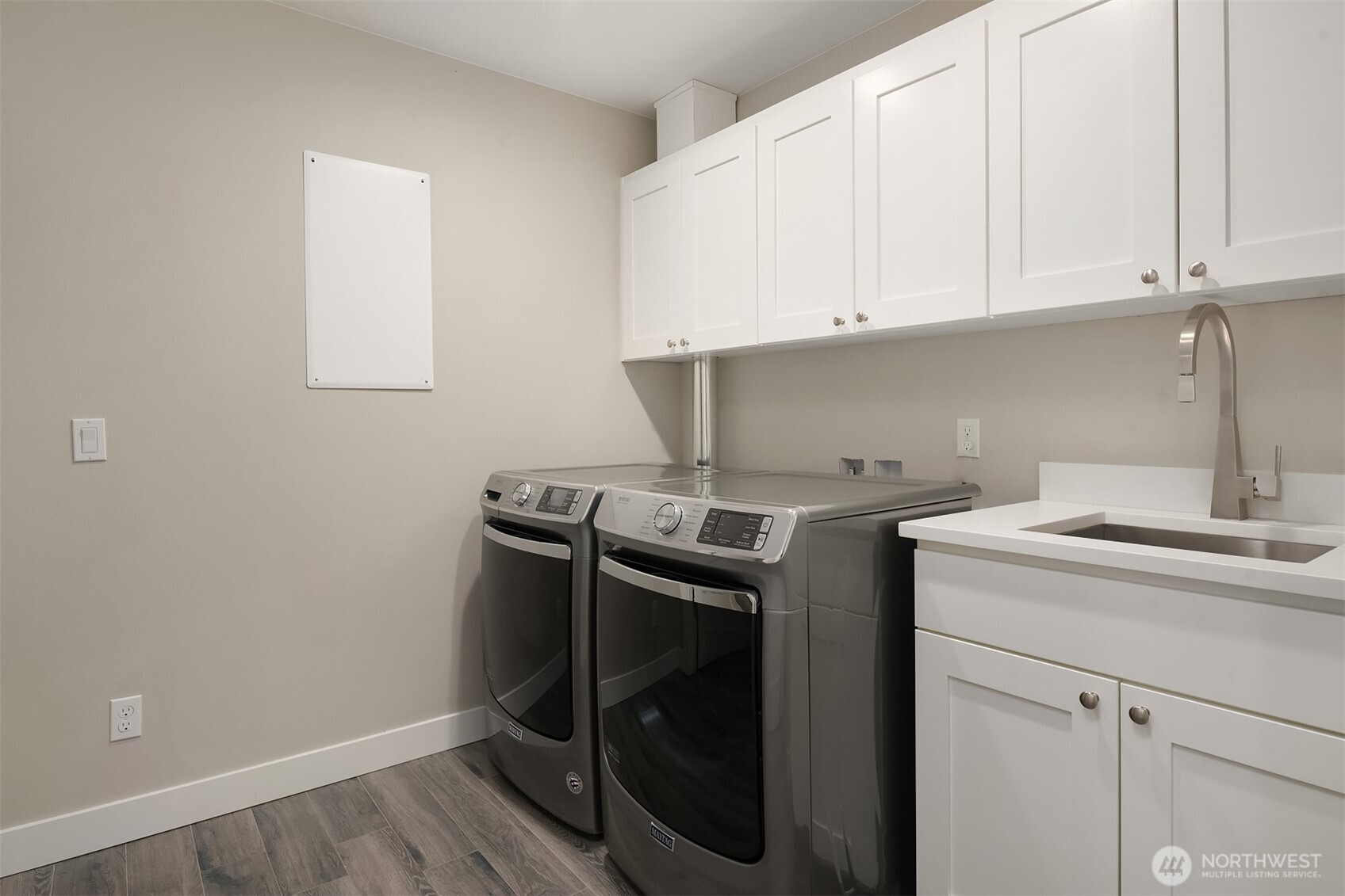 4529 327th Place Northeast Carnation, WA 98014 - Photo 22 of 27 a utility room with dryer and washer