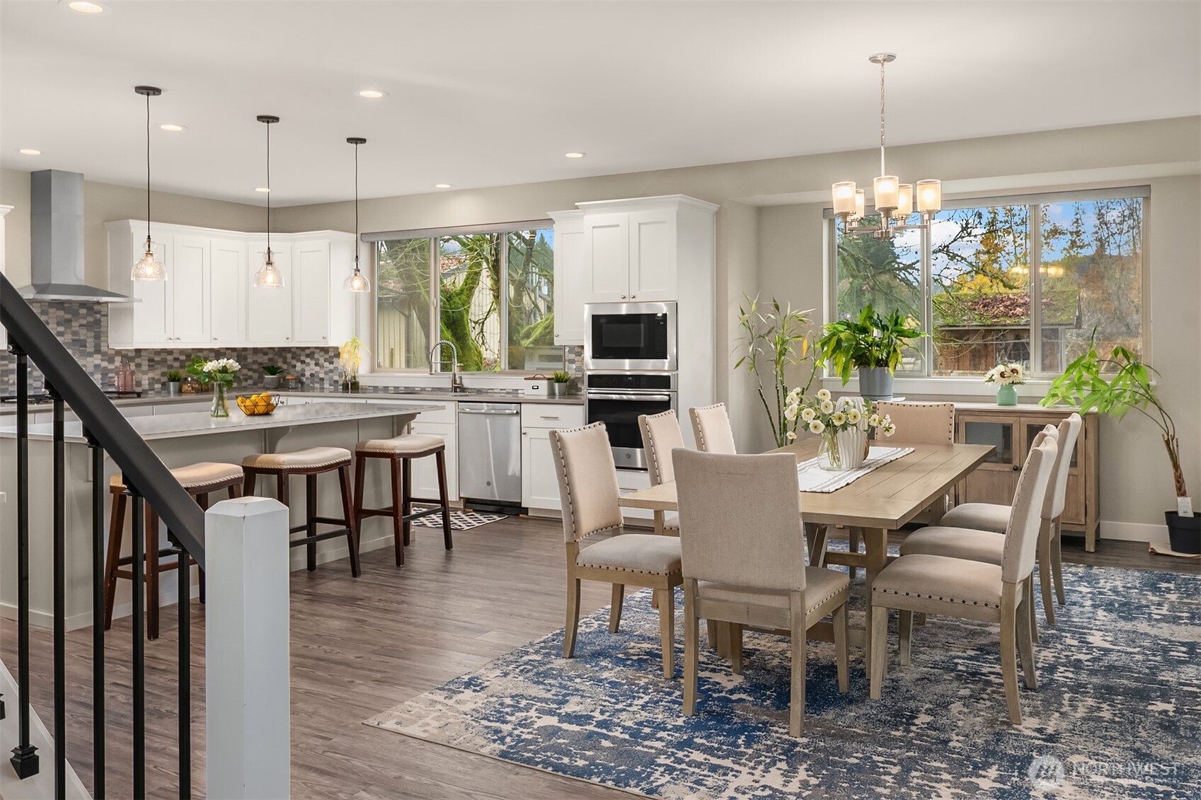 4529 327th Place Northeast Carnation, WA 98014 - Photo 4 of 27 a view of a dining room with furniture window and outside view
