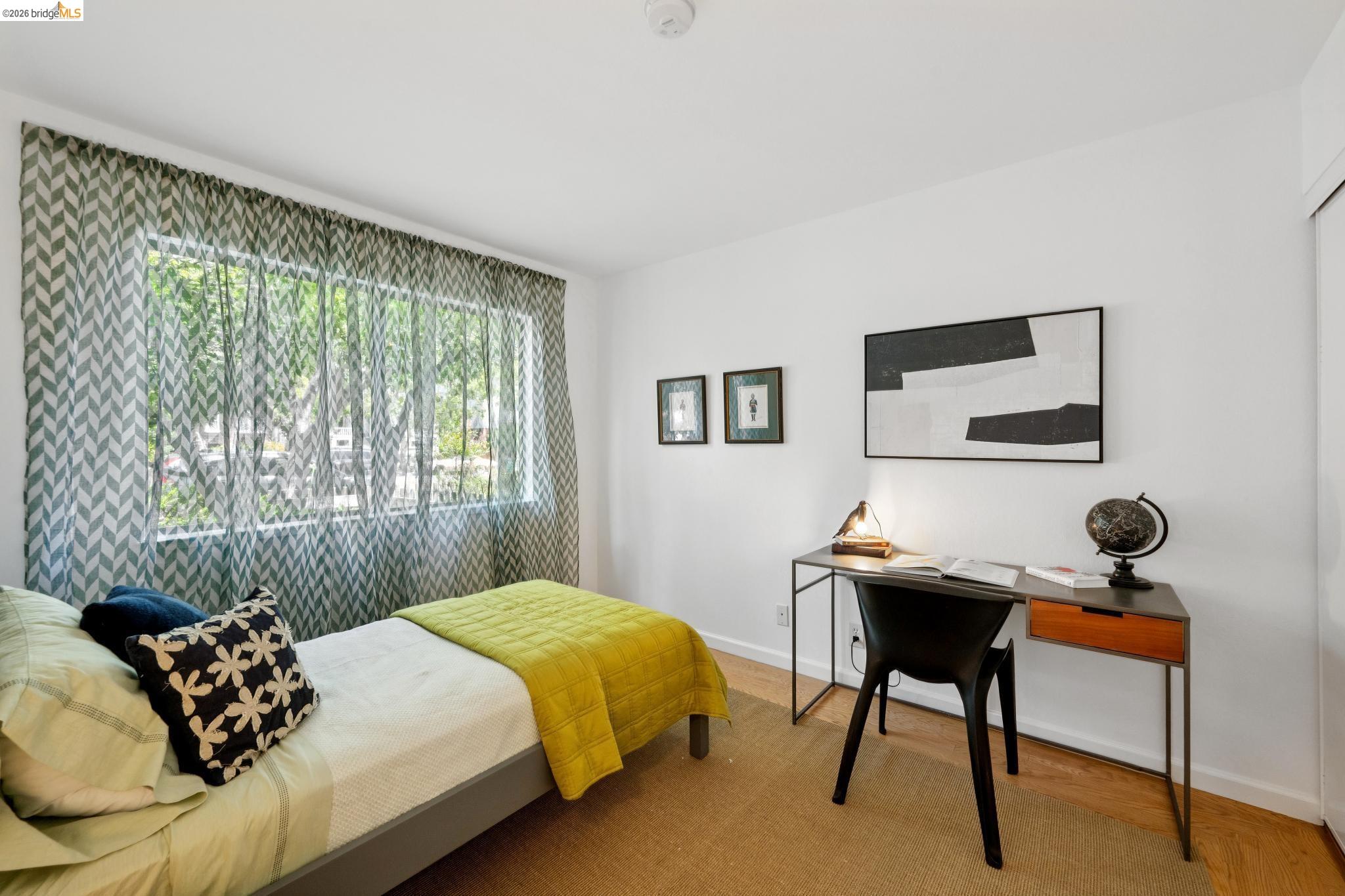 1340 Henry Street Berkeley, CA 94709 - Photo 39 of 52 Bedroom faces east and has morning light.