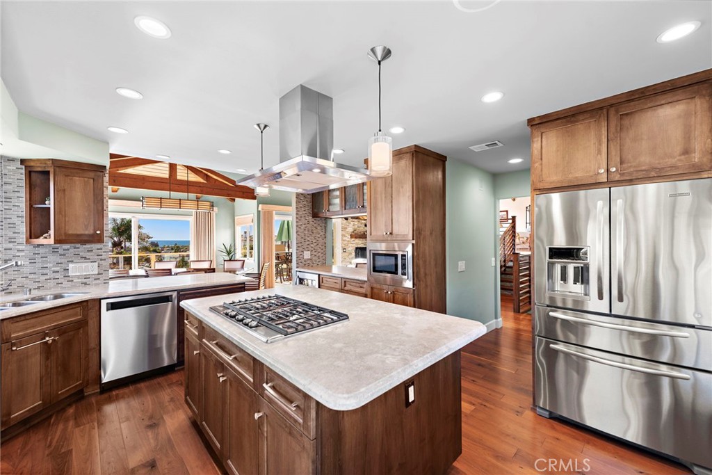 33901 Orilla Road Dana Point, CA 92629 - Photo 11 of 57 Remodeled open kitchen, tons of space and great flow to dining and living spaces. Light and bright natural lighting throughout this home