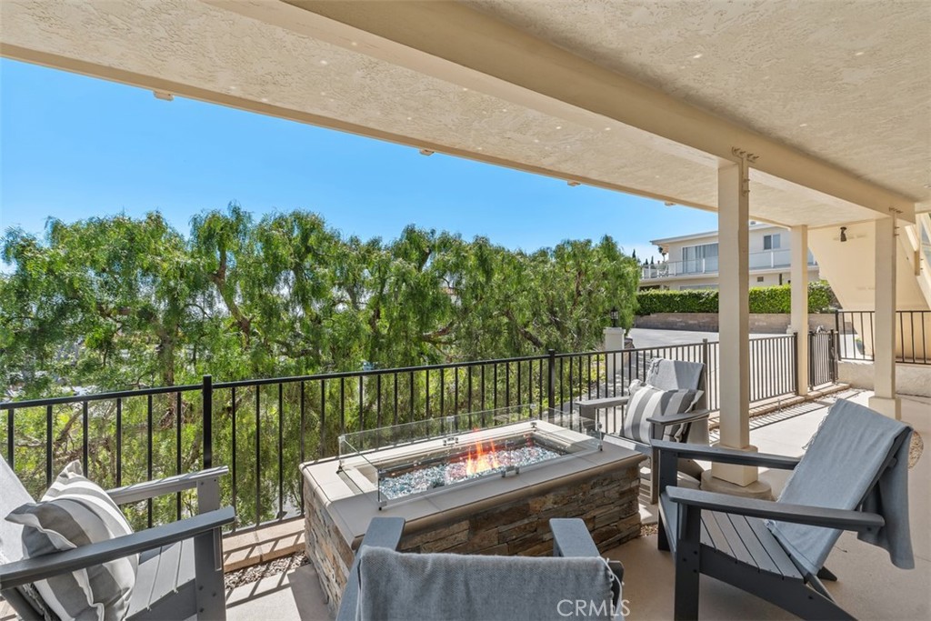 33901 Orilla Road Dana Point, CA 92629 - Photo 29 of 57 Fire pit area and large wrap around patio, off guest bedrooms