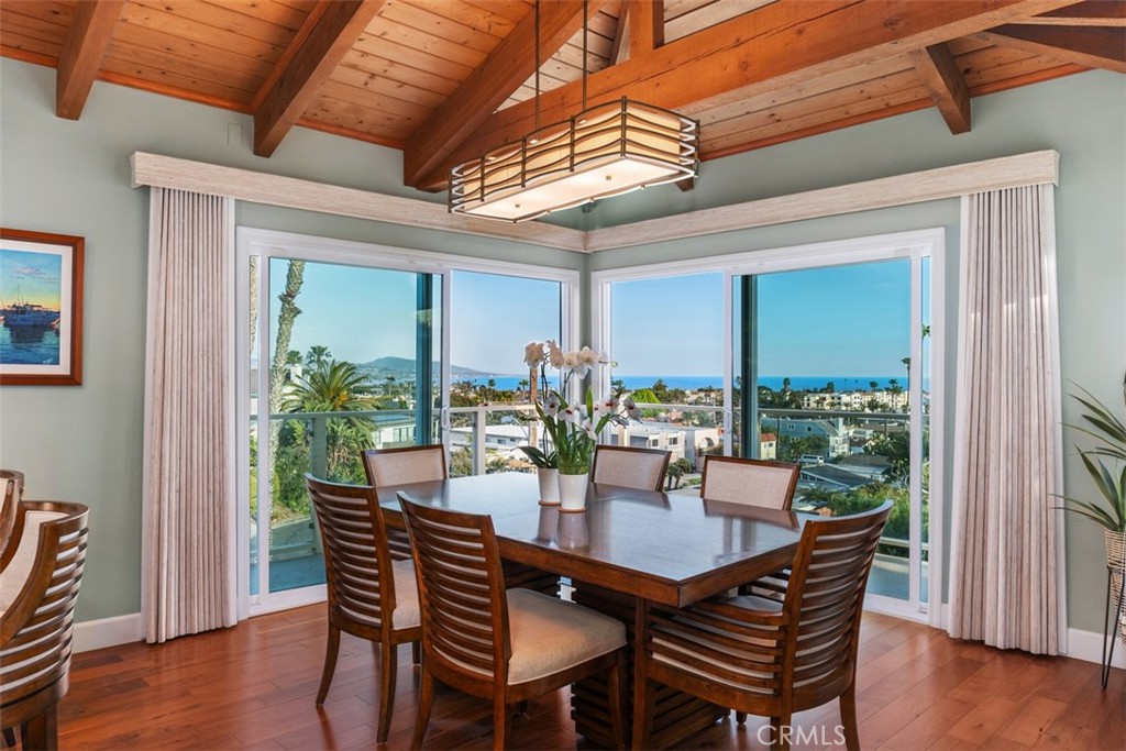 33901 Orilla Road Dana Point, CA 92629 - Photo 8 of 57 a view of a dining room with furniture window and wooden floor