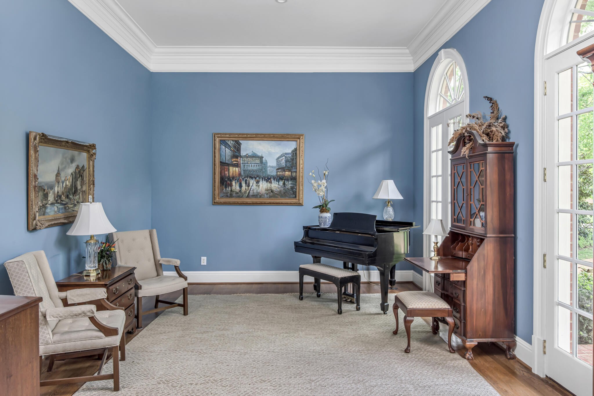 3705 Trimble Road Nashville, TN 37215 - Photo 8 of 42 a living room with furniture piano and a window