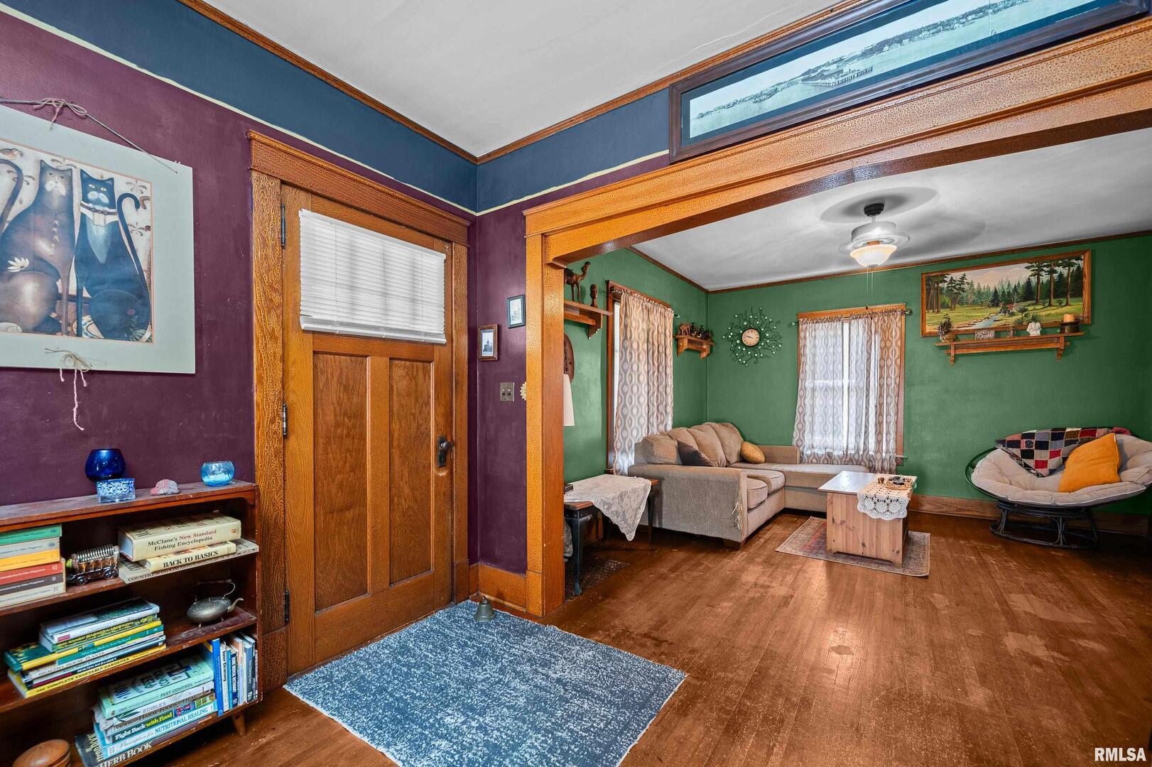 415 Southwest 4th Avenue Galva, IL 61434 - Photo 22 of 38 a living room with furniture and a wooden floor