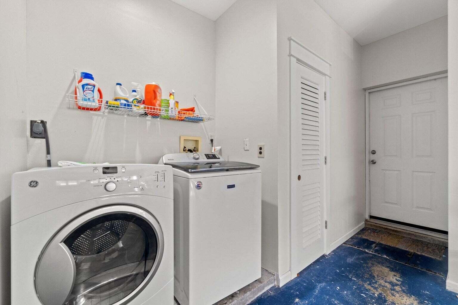 49 Wish Lane Santa Rosa Beach, FL 32459 - Photo 17 of 26 a utility room with dryer and washer