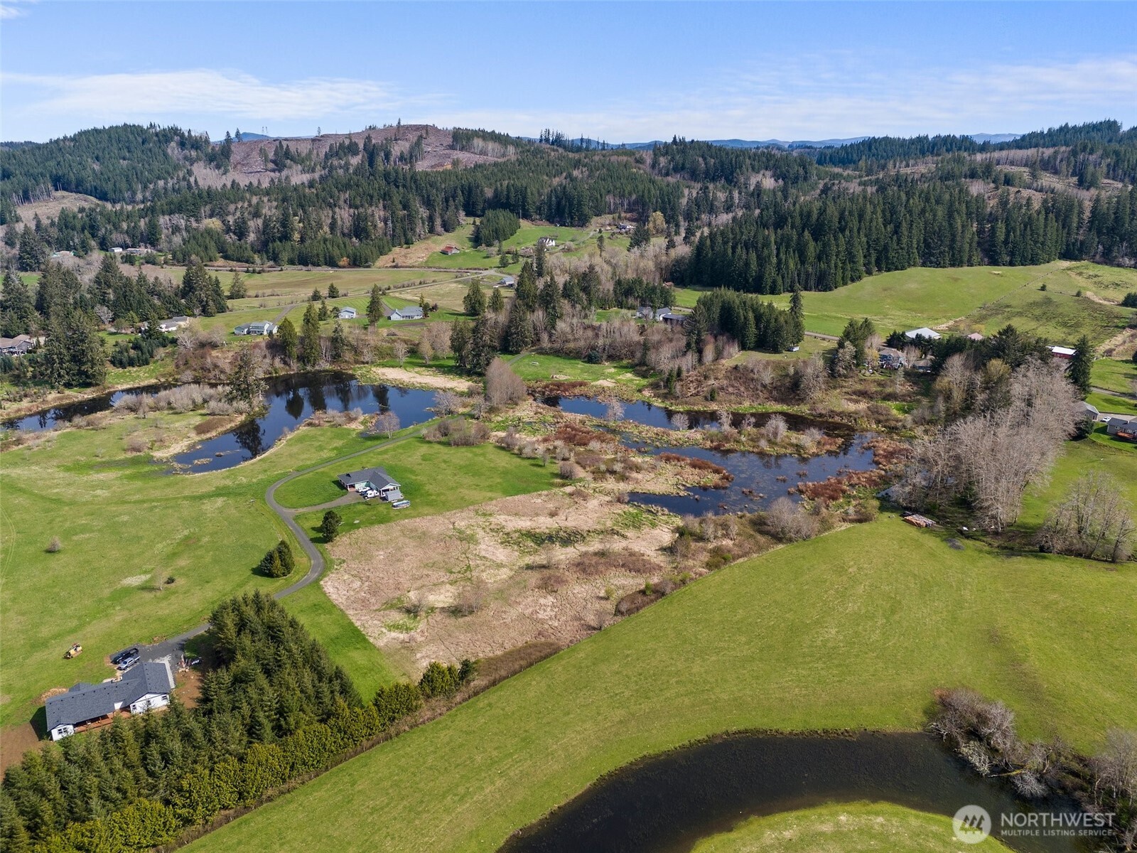 0 X Lilly Wheaton Road Raymond, WA 98577 - Photo 2 of 14 a view of a lake with a mountain