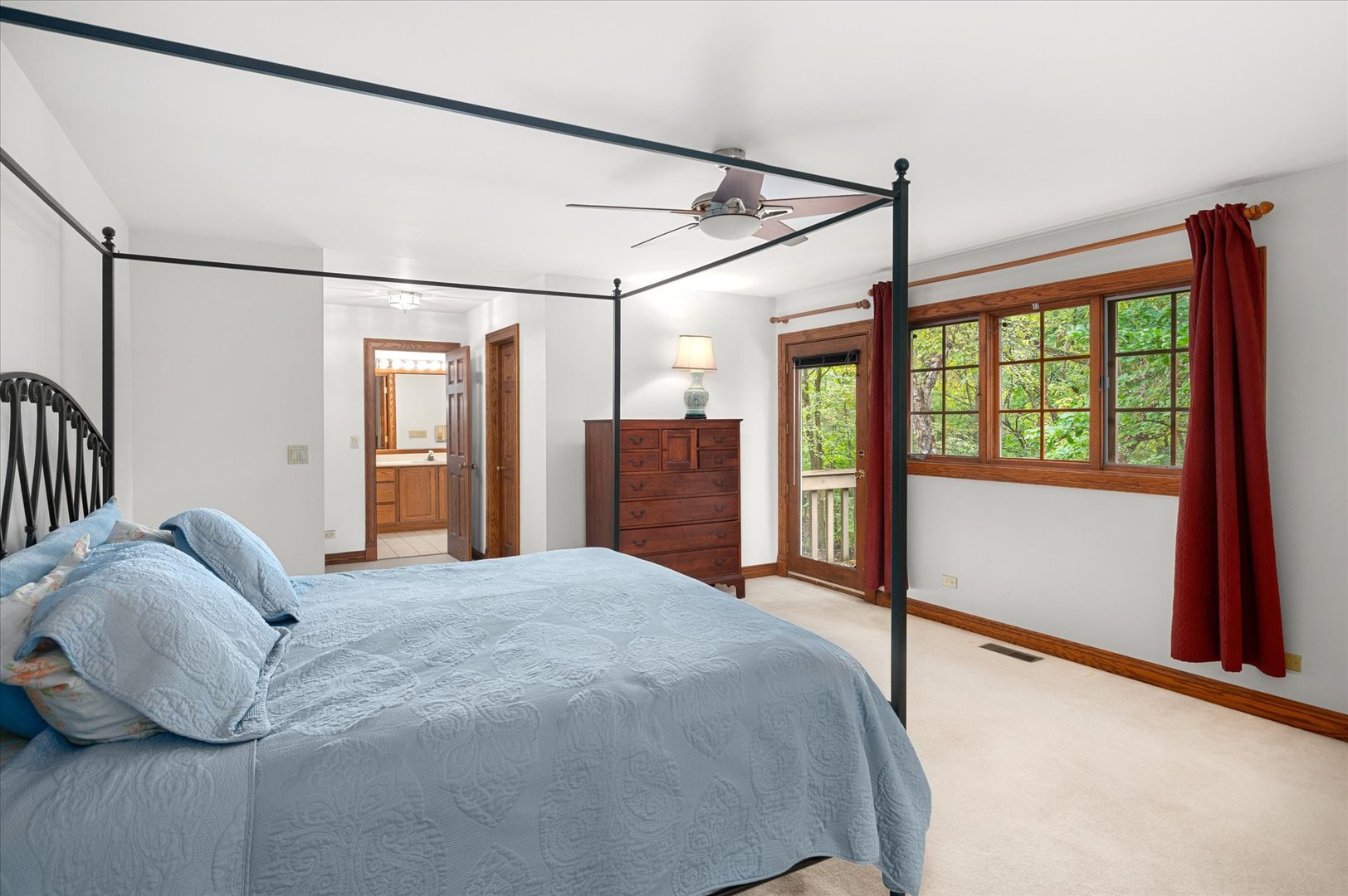 5N847 Surrey Road Wayne, IL 60184 - Photo 34 of 45 a bedroom with a bed next to a window