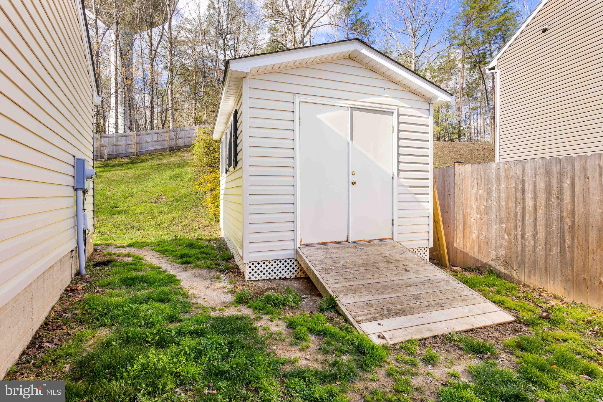 9084 Mullen Road King George, VA 22485 - Photo 19 of 41 Charming backyard shed with access ramp.