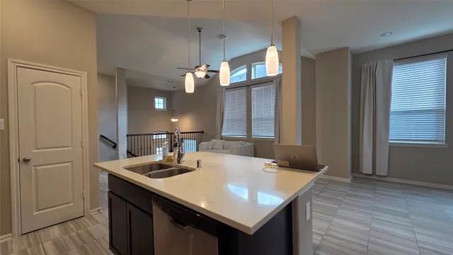 a bathroom with a sink a vanity and a mirror