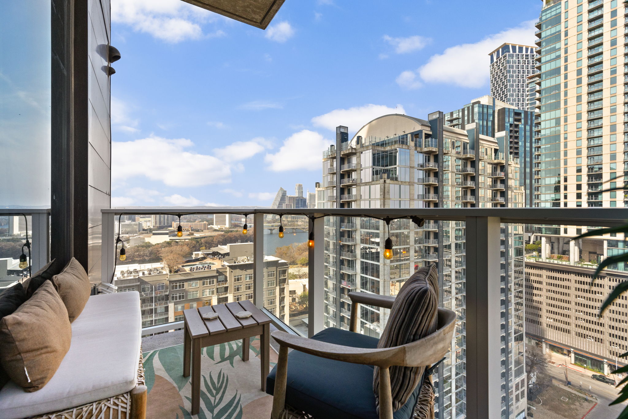 48 East Avenue, Unit 2002 Austin, TX 78701 - Photo 15 of 38 Balcony with a city view