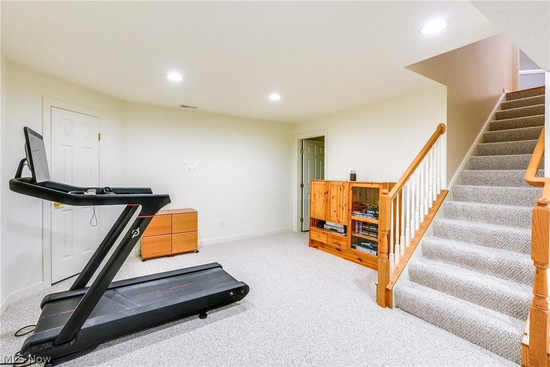 4561 Ridgestone Way Medina, OH 44256 - Photo 38 of 50 Workout area featuring carpet flooring