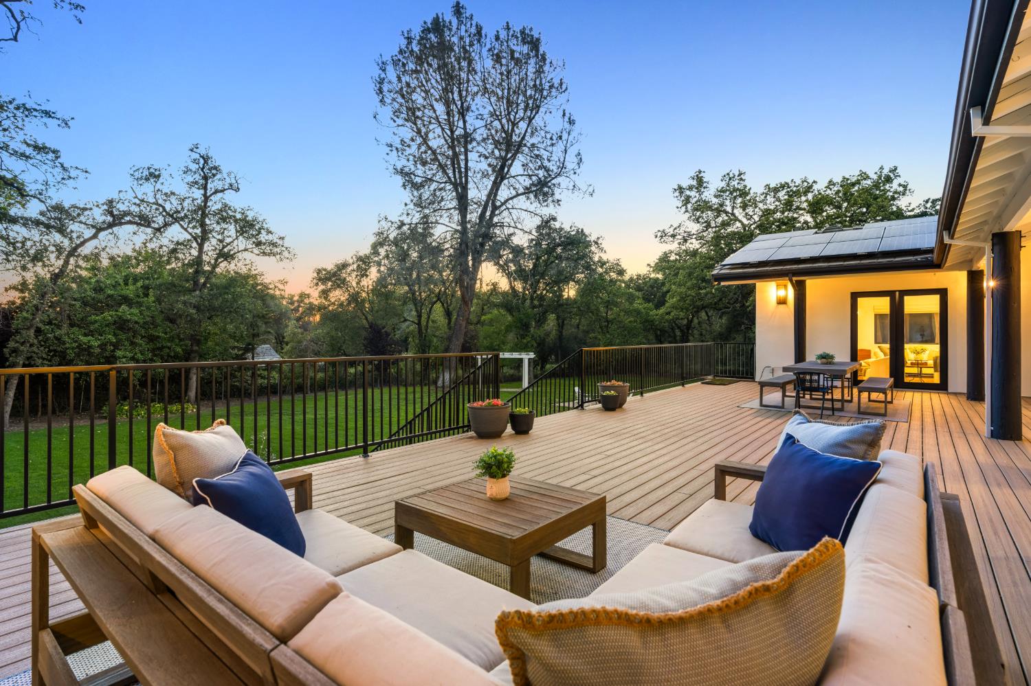 7697 Horseshoe Bar Road Loomis, CA 95650 - Photo 54 of 76 a view of a patio with couches chairs and a table