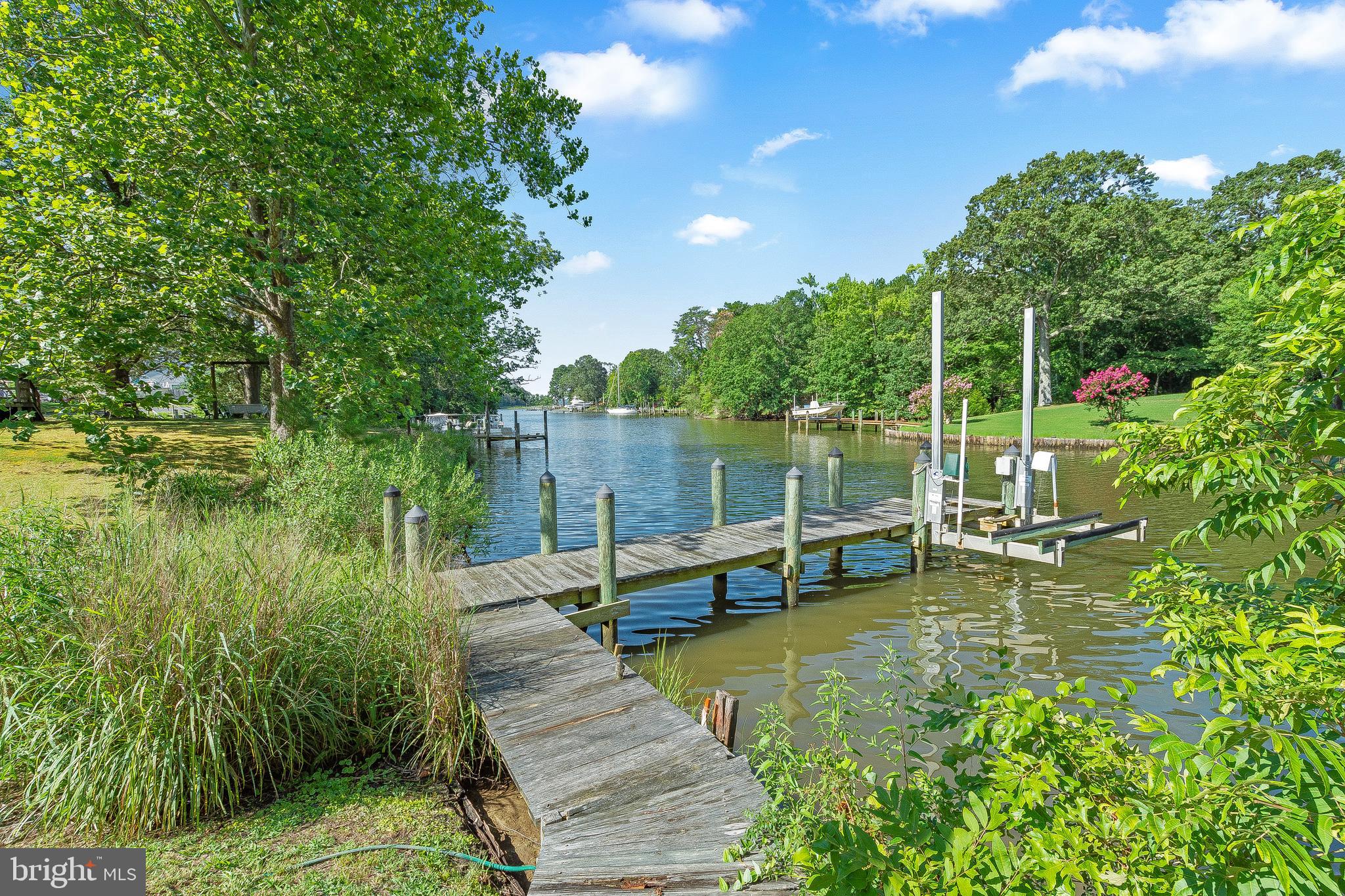12867 Mccready Road Lusby, MD 20657 - Photo 11 of 36 Boatlift already installed