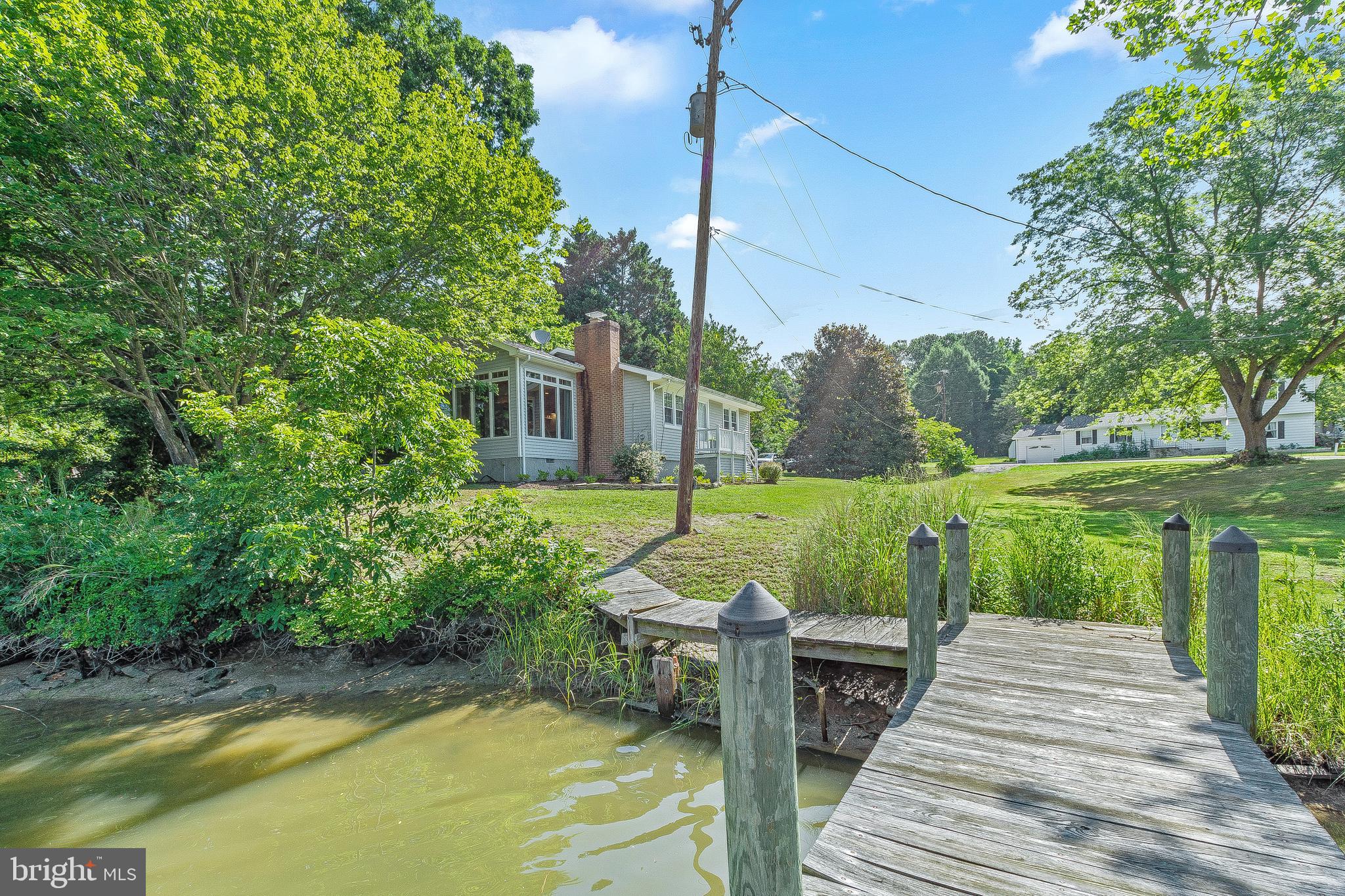 12867 Mccready Road Lusby, MD 20657 - Photo 15 of 36 View looking back at your piece of paradise