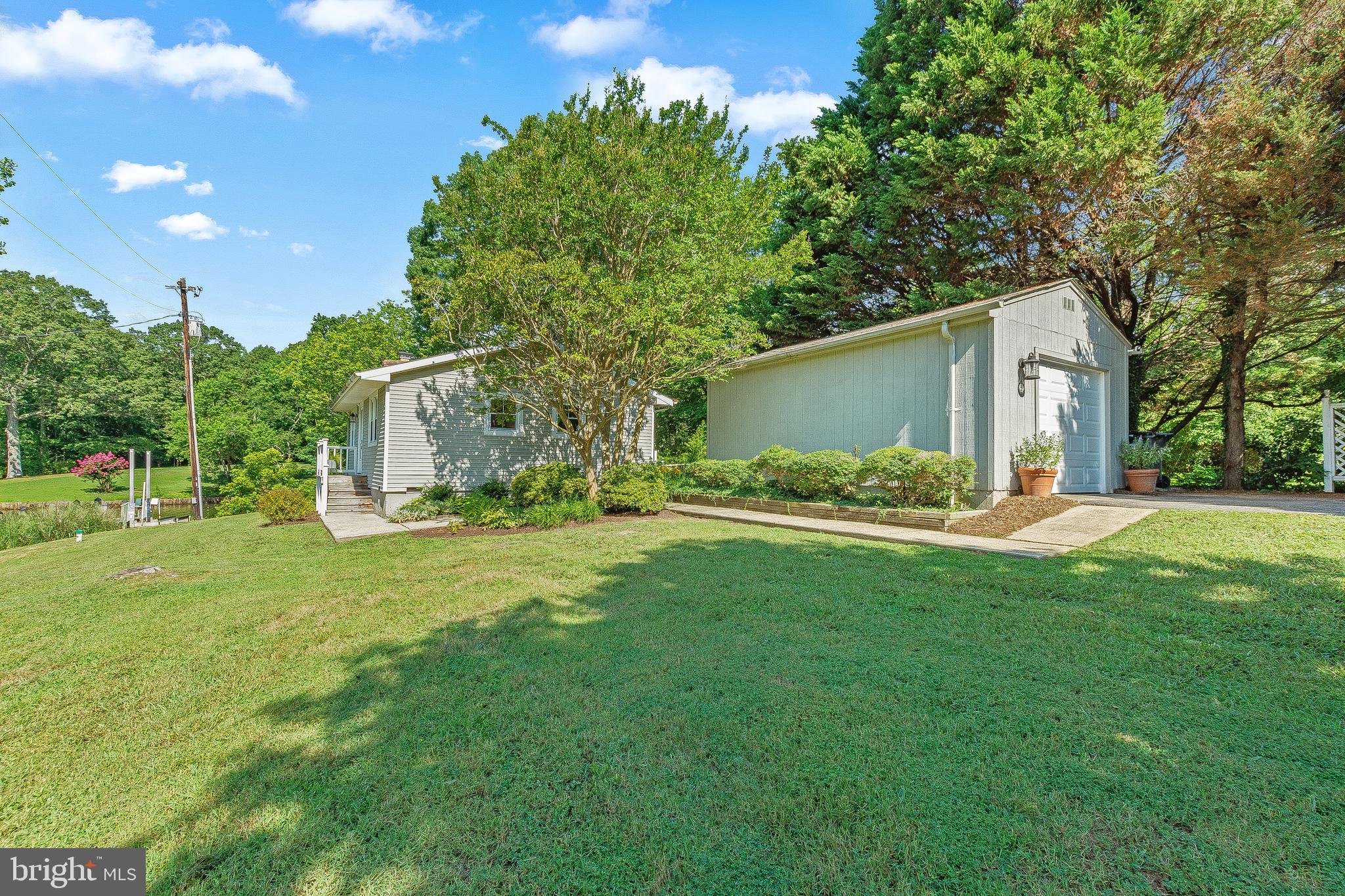 12867 Mccready Road Lusby, MD 20657 - Photo 4 of 36 Large usable yard