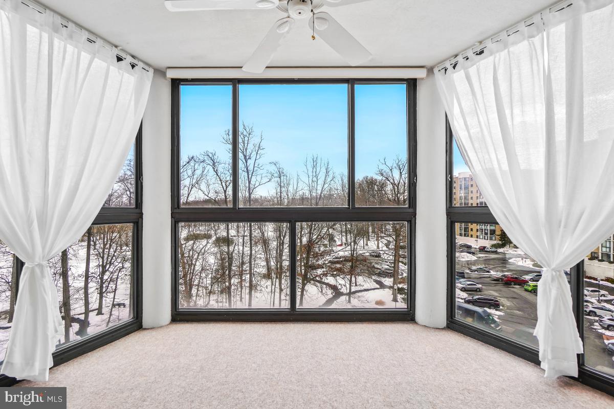 15115 Interlachen Drive, Unit 3525 Silver Spring, MD 20906 - Photo 11 of 37 Enclosed Balcony with Fantastic Views