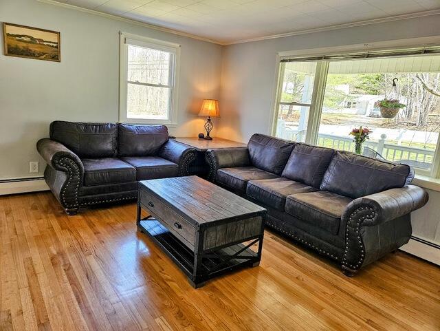 412 Weld Road Wilton, ME 04294 - Photo 13 of 83 lr with hardwood flooring