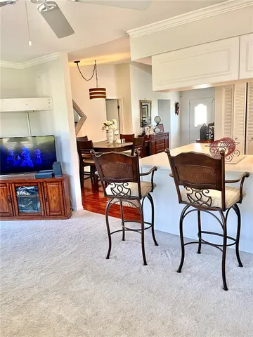 a living room filled with furniture