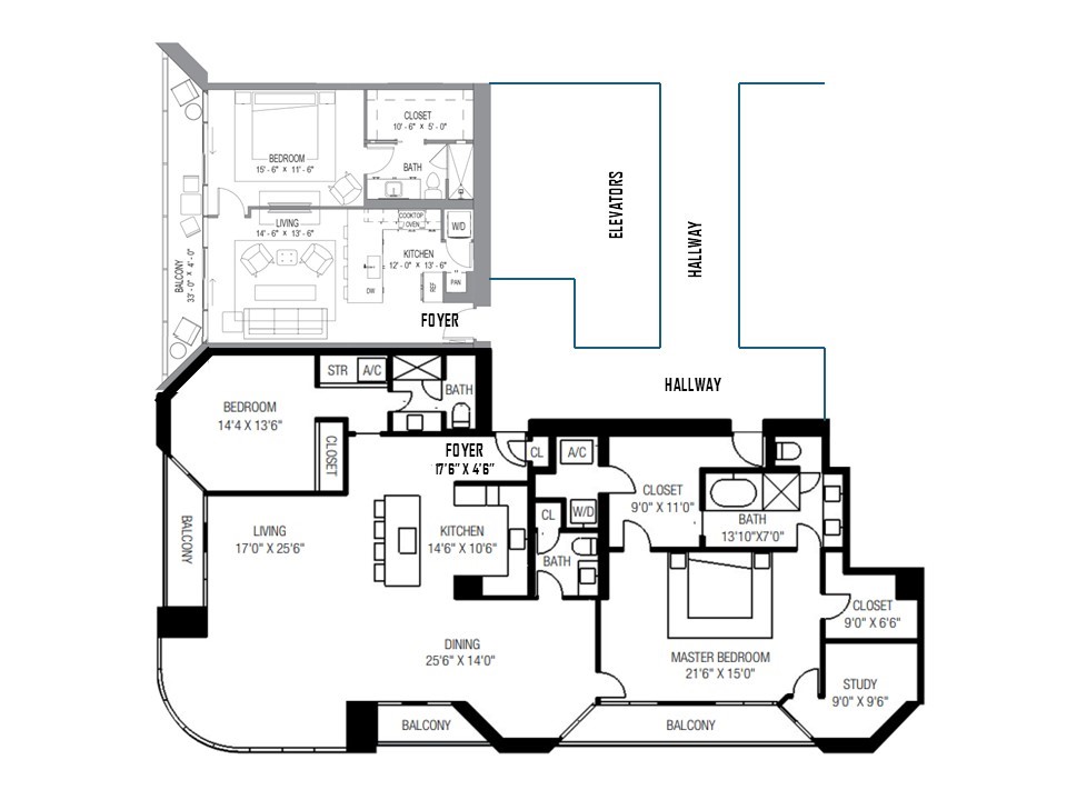 1701 Hermann Drive, Unit 22CE Houston, TX 77004 - Photo 37 of 37 a picture of a bench in front of a wall