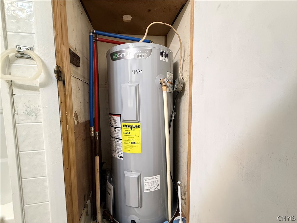 1645 Co Rte 7 Oswego, NY 13126 - Photo 37 of 41 Hot water tank is located in closet in bathroom