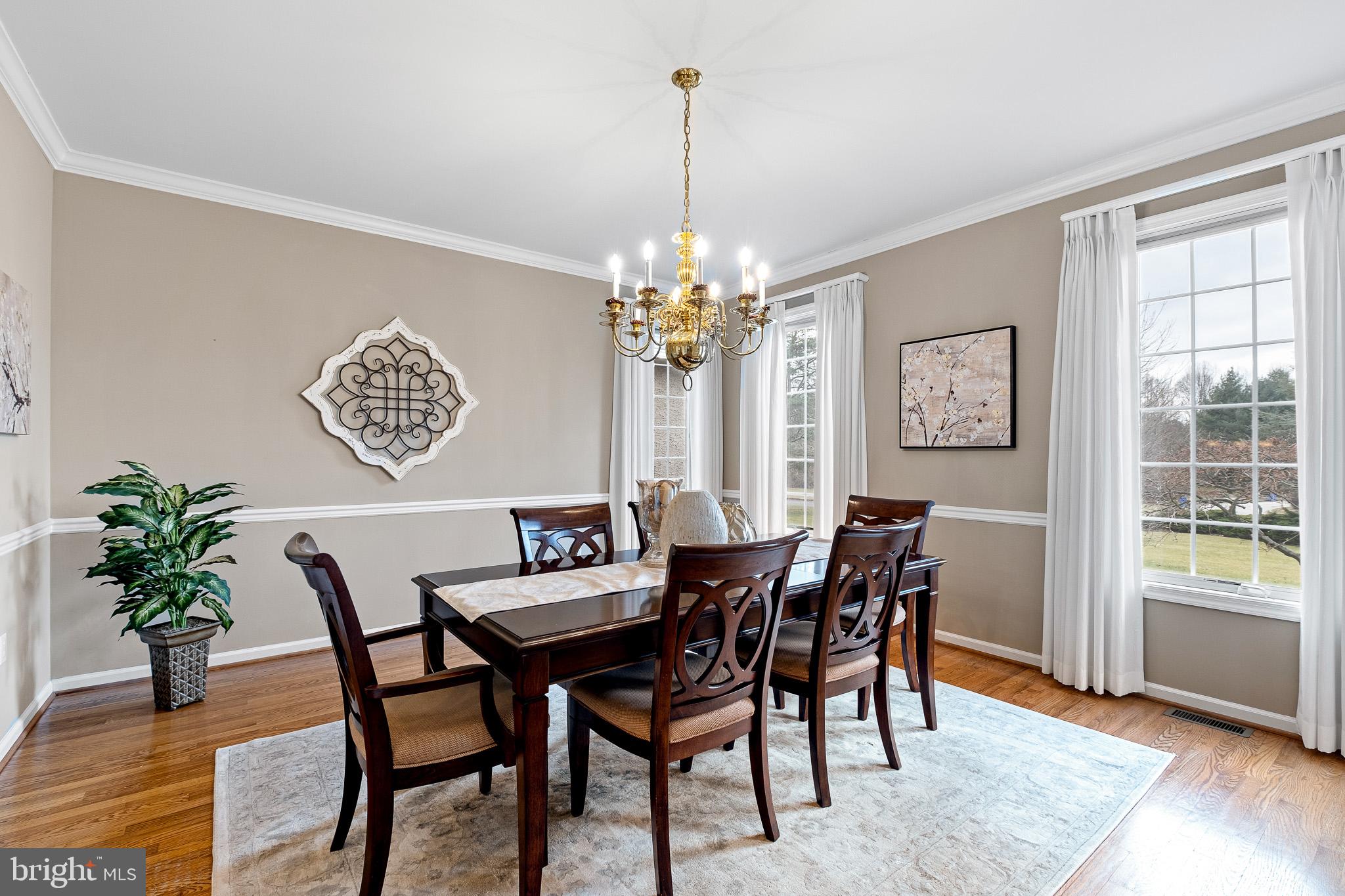21 Ridings Way Chadds Ford, PA 19317 - Photo 10 of 34 Dining Room with hardwood floors