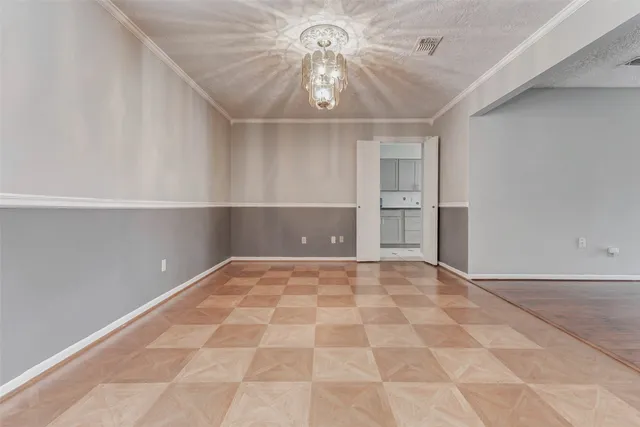 a view of an empty room