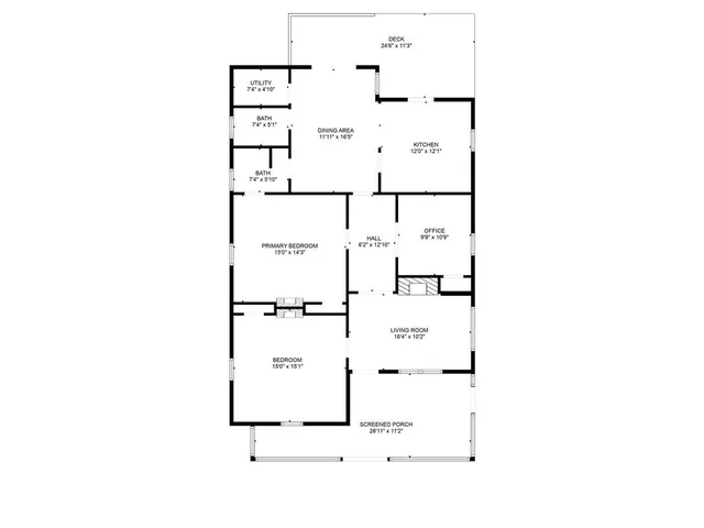 a picture of a bench in the window