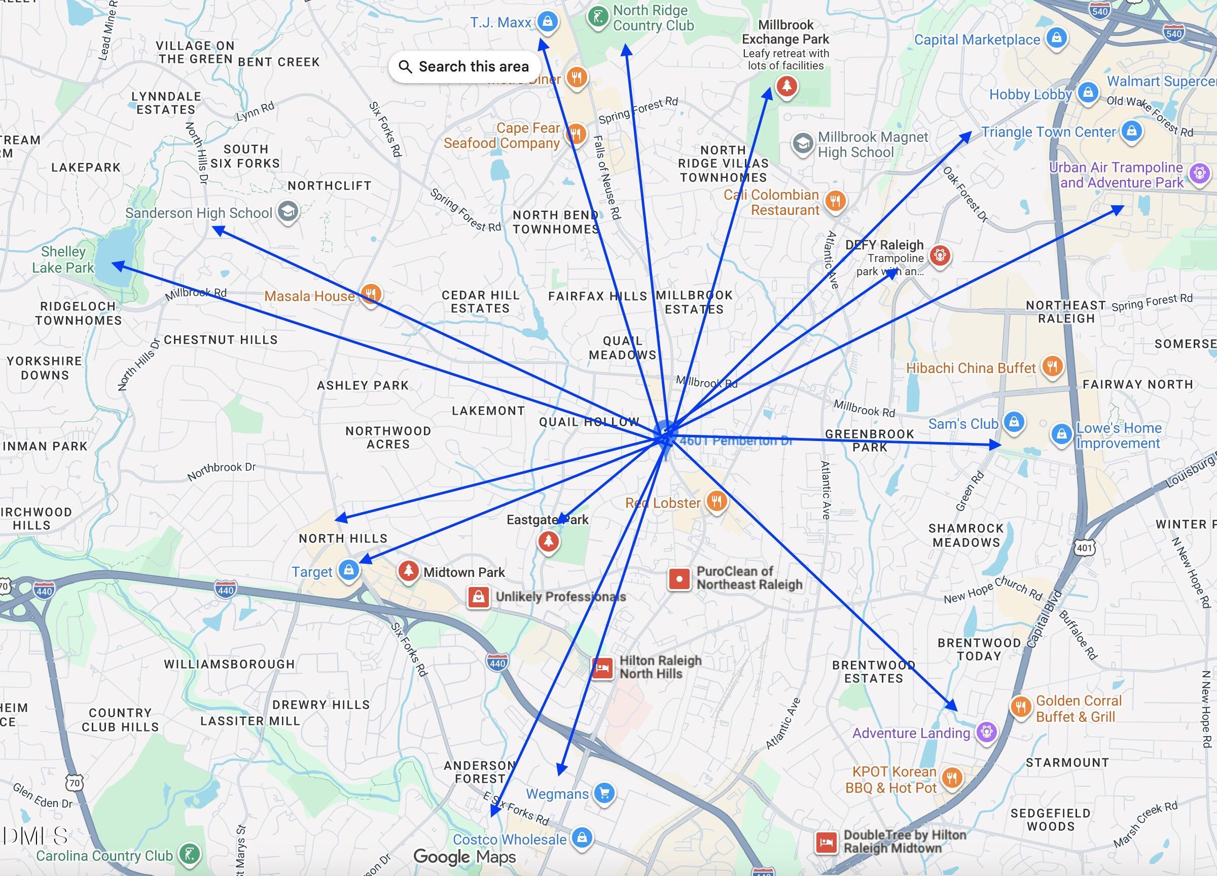 4601 Pemberton Drive Raleigh, NC 27609 - Photo 2 of 44