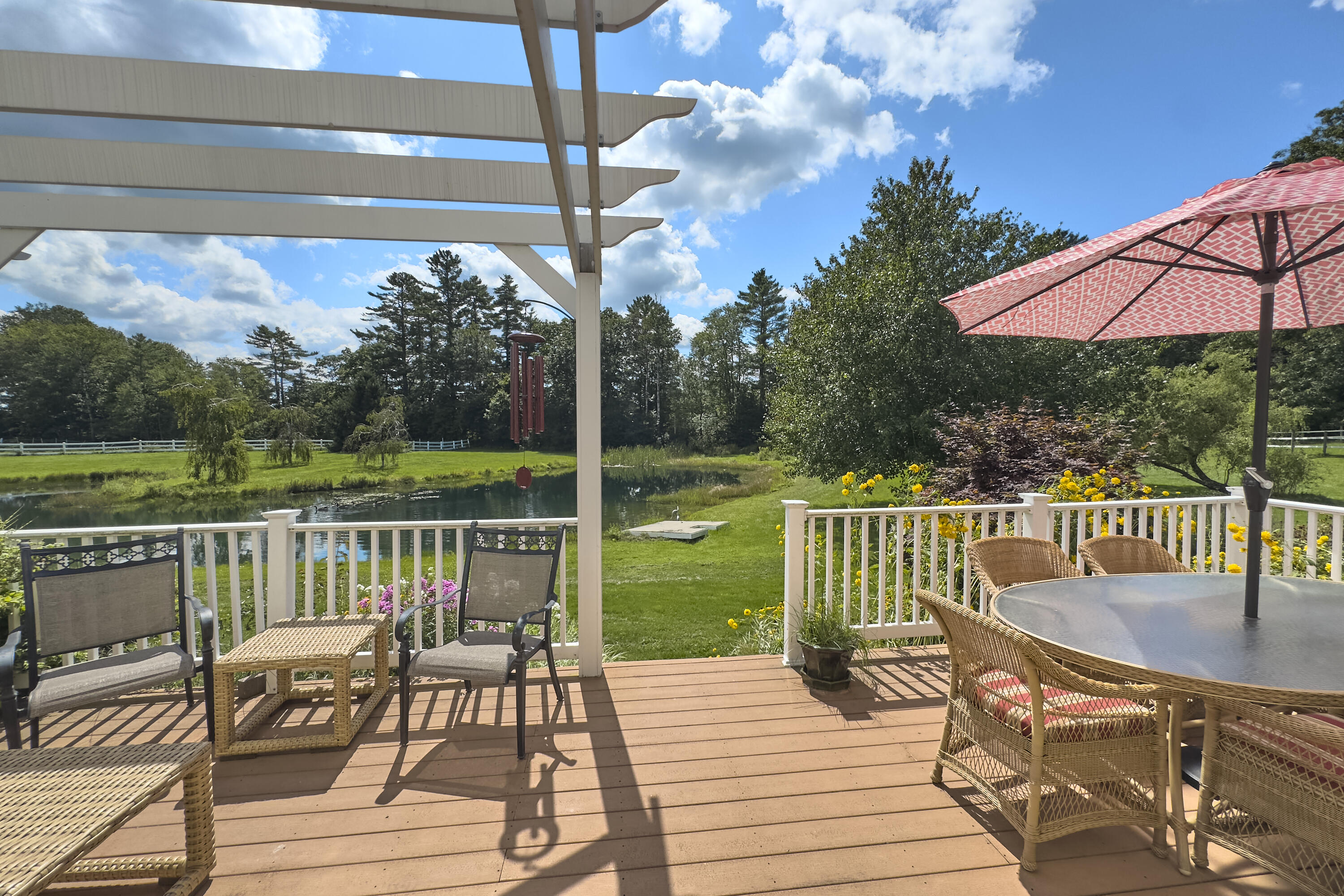 1828 Alna Road Alna, ME 04535 - Photo 76 of 101 Pergola and deck