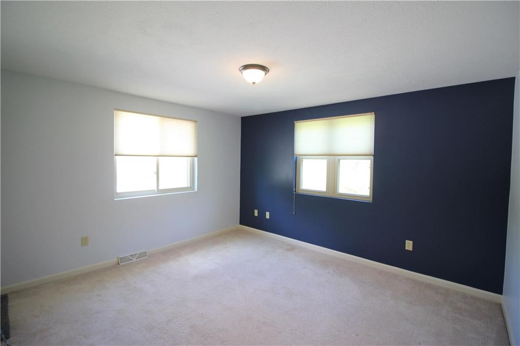 308 Georgetown Road Canonsburg, PA 15317 - Photo 15 of 24 Third Bedroom or office with blinds and also houses the washer and dryer in the closet which can also be moved downstairs as there is a laundry hook up in the basement too.