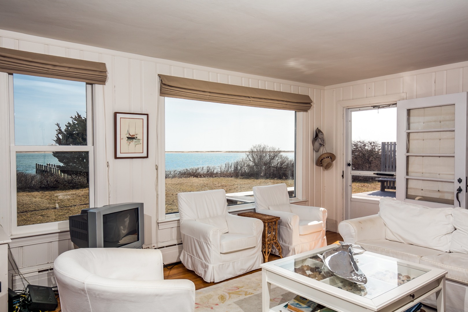 85 Edgartown Bay Road Edgartown, MA 02539 - Photo 7 of 30 Living room which has a fireplace