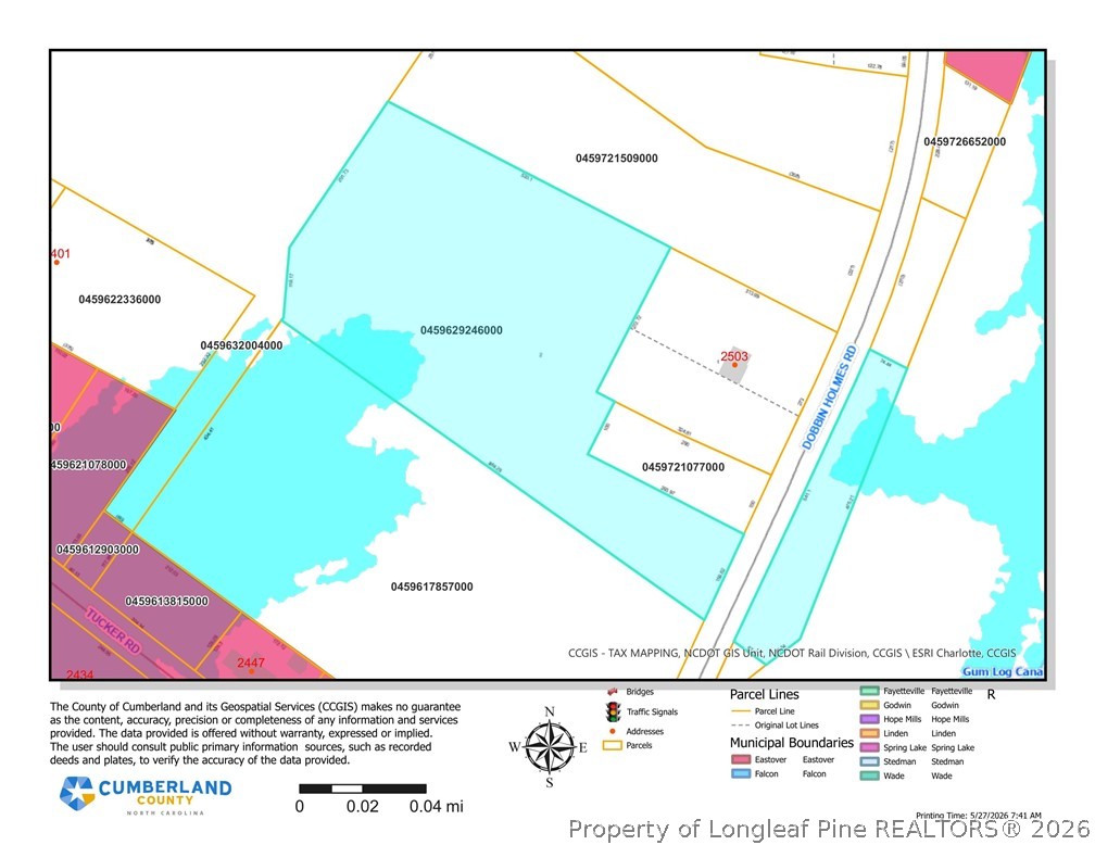 Dobbin Holmes Road Fayetteville, NC 28312 - Photo 2 of 4 GIS Flood Map