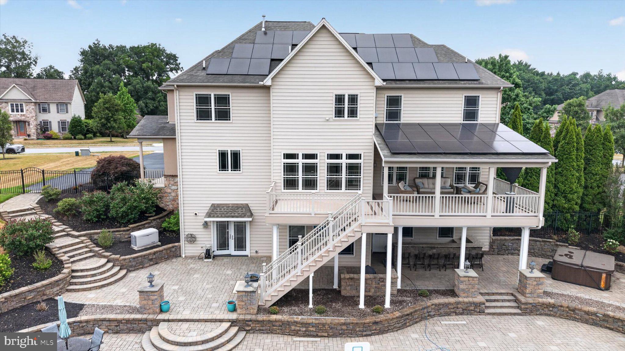 6505 Plowman Ridge Harrisburg, PA 17112 - Photo 70 of 83 Modern home with solar panels.