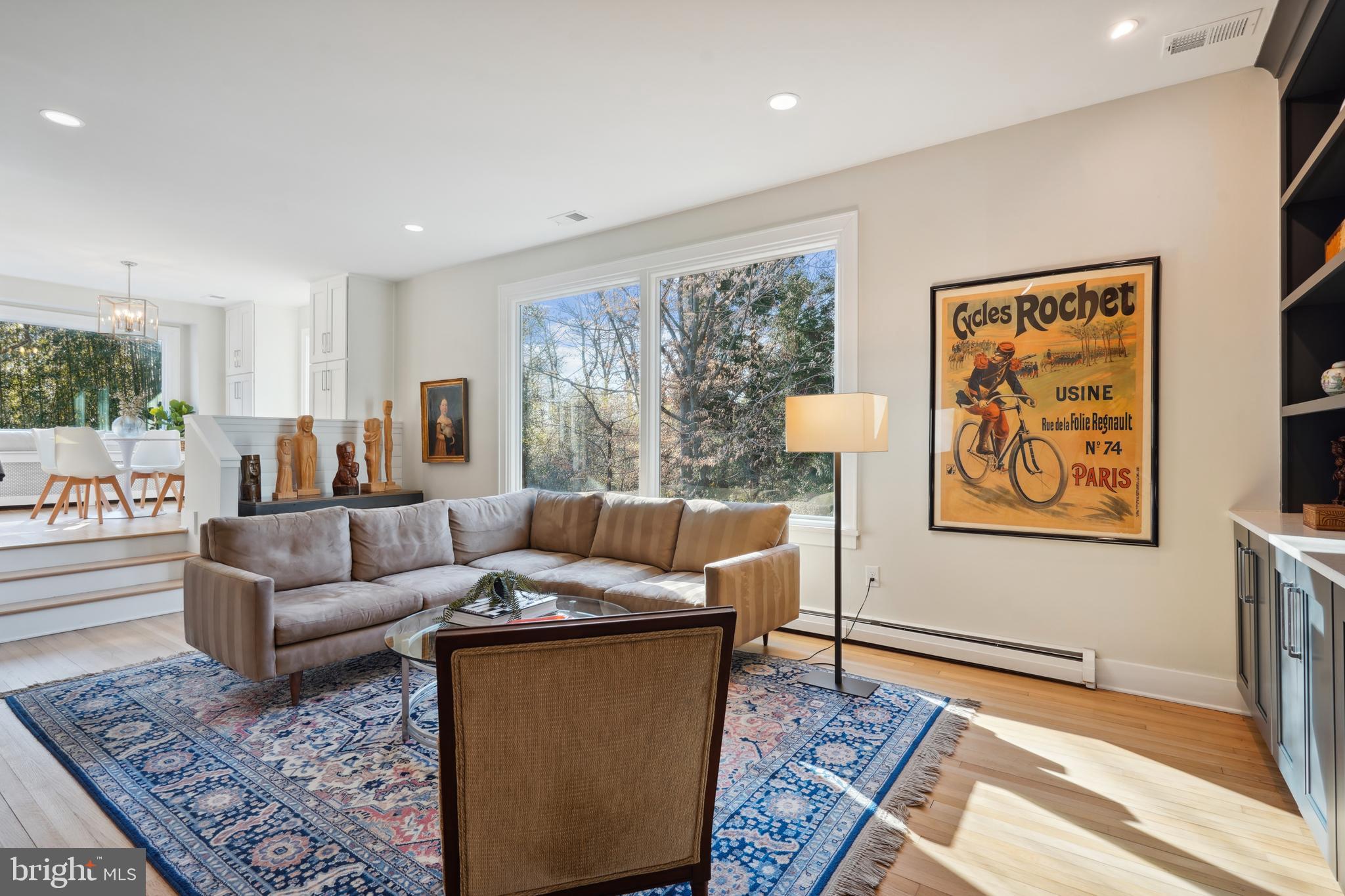 6435 Wiscasset Road Bethesda, MD 20816 - Photo 5 of 27 Family Room with high ceilings