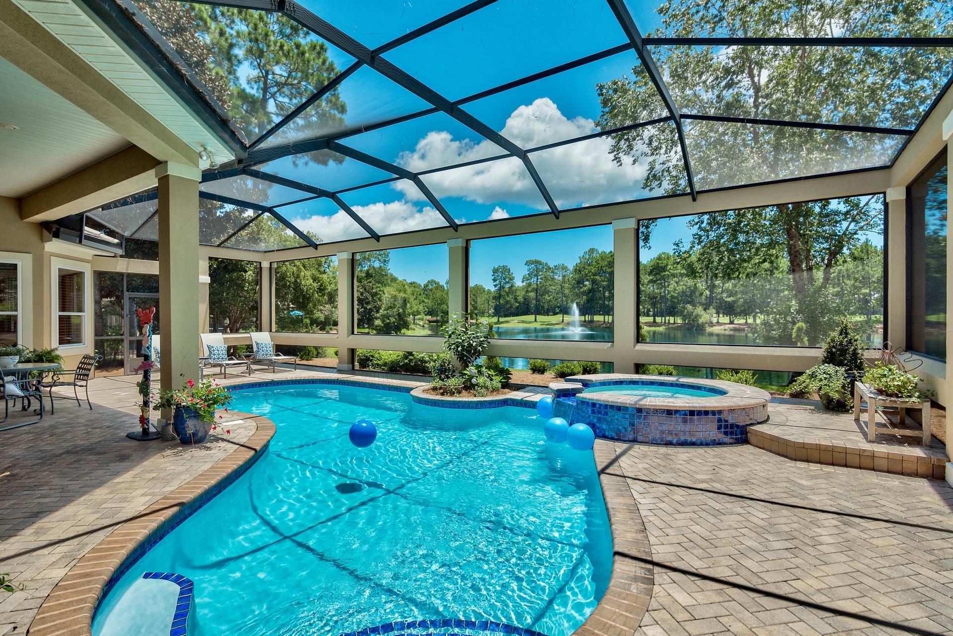 2914 Pine Valley Road Miramar Beach, FL 32550 - Photo 1 of 42 a view of swimming pool with outdoor seating