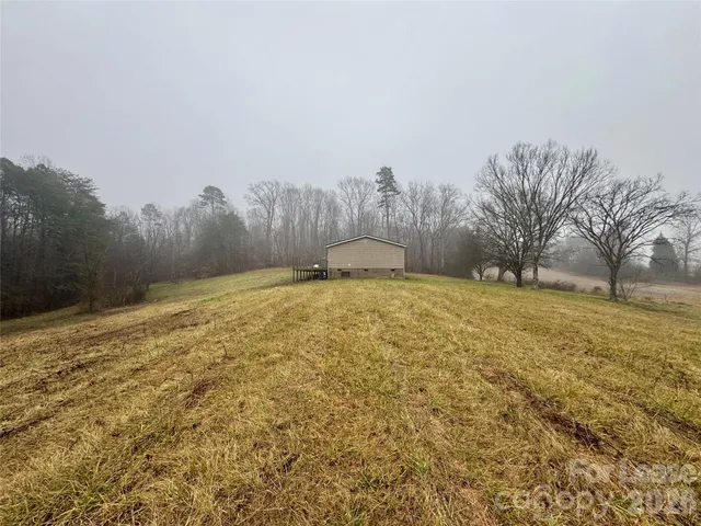 a backyard of a house