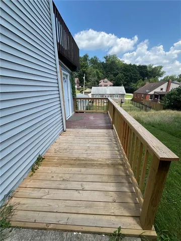 a view of balcony and deck