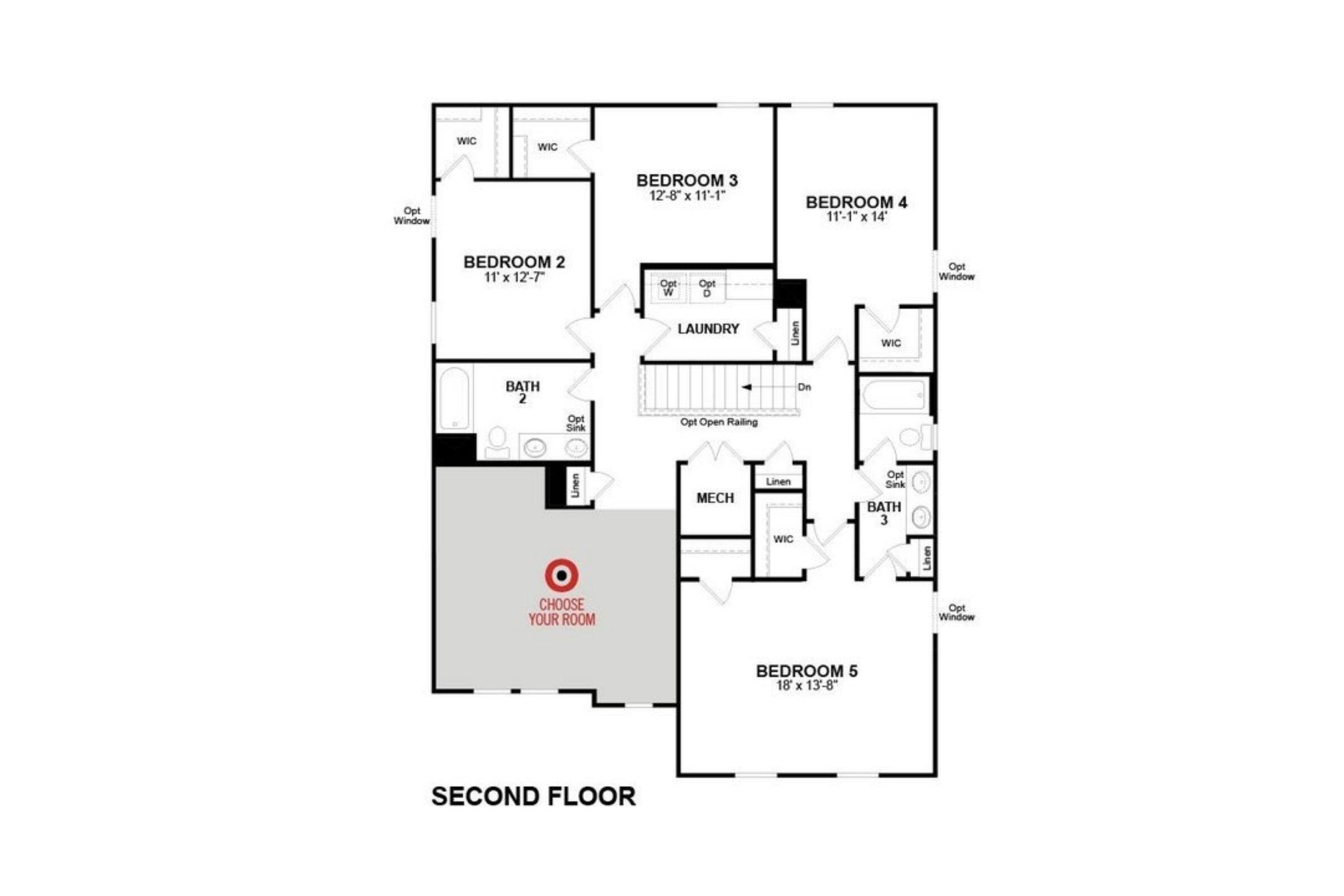 3122 Harding Court Johns Island, SC 29455 - Photo 71 of 71 3122 Harding Ct - 2nd Floor Floor Plan