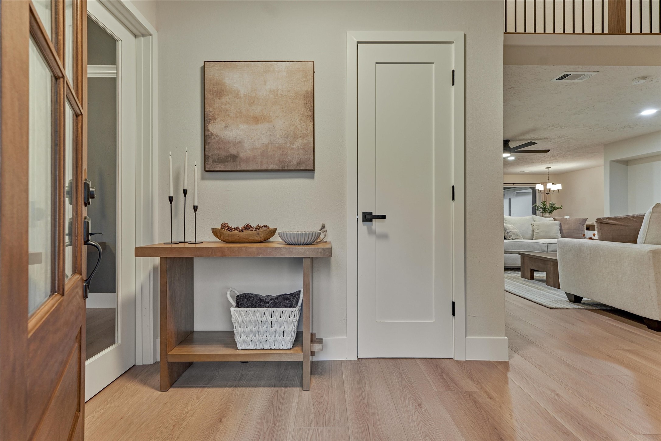 27286 Jimmy Lane Conroe, TX 77385 - Photo 6 of 50 Step inside to custom workmanship and quality finished throughout this stunningly renovated home with freshly painted interior and custom wood flooring throughout.