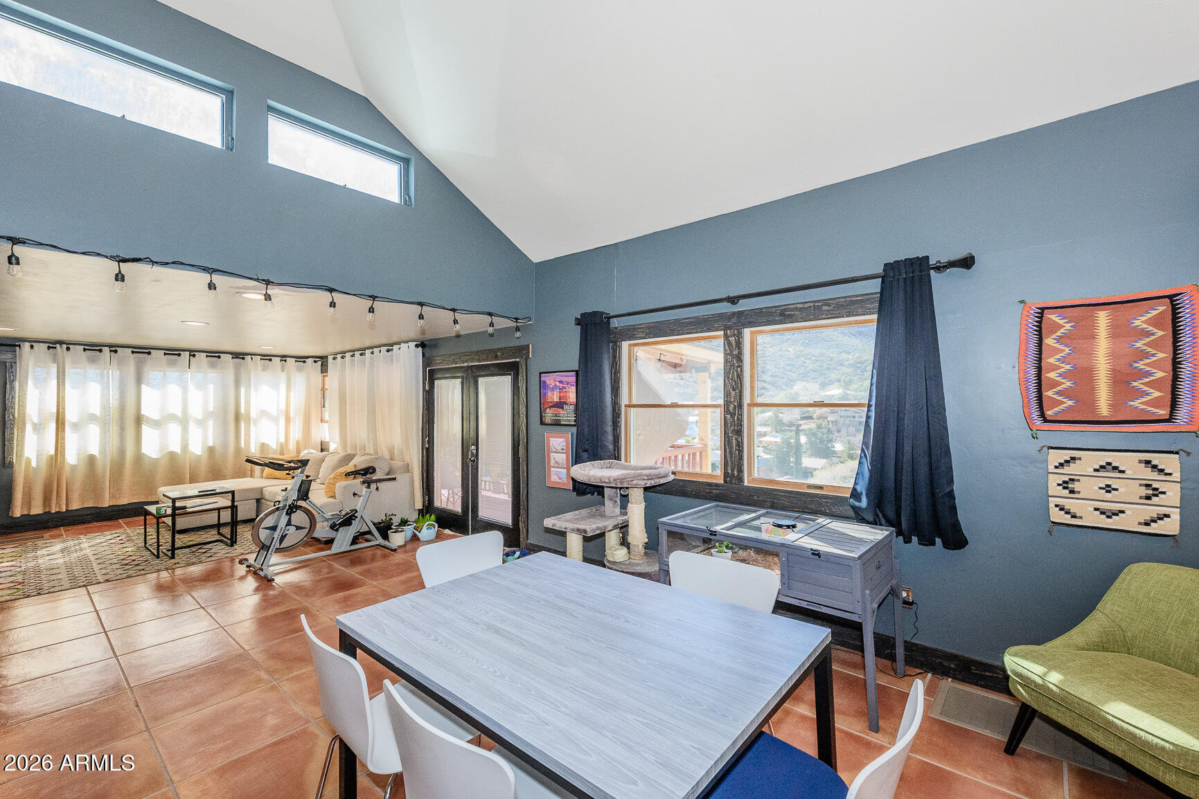 17 G Laundry Hill Road Bisbee, AZ 85603 - Photo 21 of 48 a living room with furniture a rug and a large window