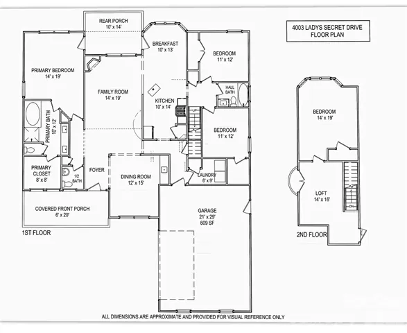 $475,000 | 4003 Ladys Secret Drive, Indian Trail, NC 28079