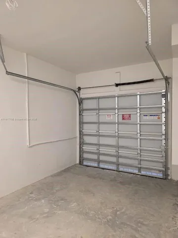 a view of a room with storage