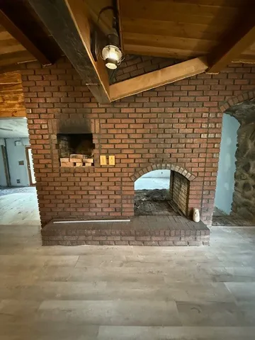 a view of a door of a house