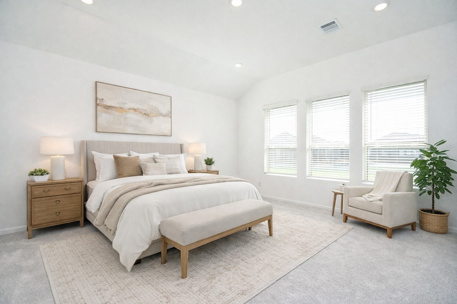 5624 Frst Cv Drive Rosenberg, TX 77469 - Photo 14 of 38 a spacious bedroom with a bed and a couch