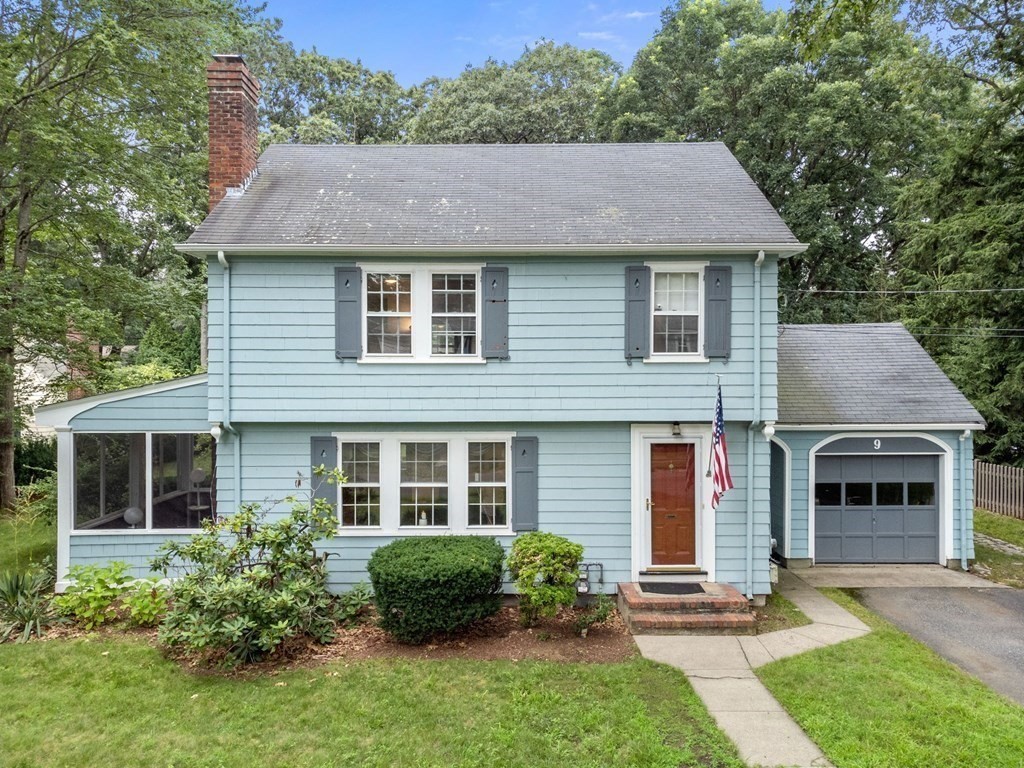 9 Damien Road Wellesley, MA 02481 - Photo 1 of 39 a aerial view of a house yard