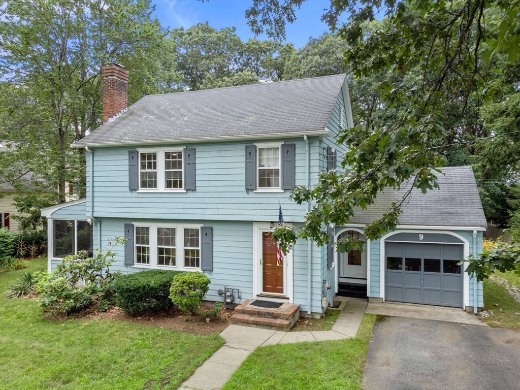 9 Damien Road Wellesley, MA 02481 - Photo 3 of 39 front view of a house with a yard