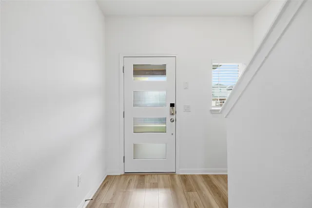 a view of wooden floor