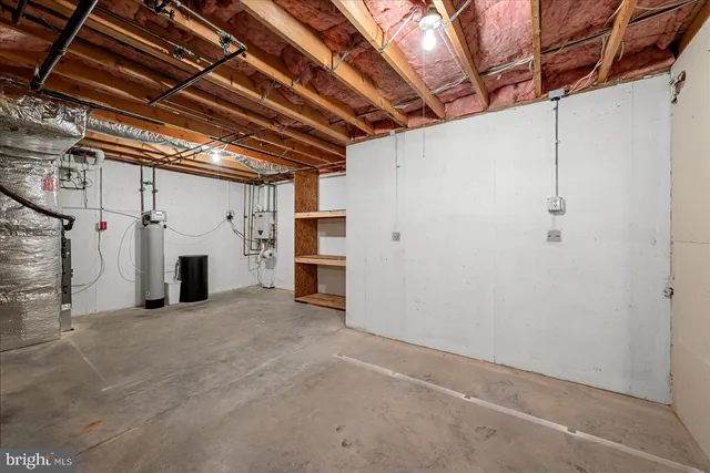 an aerial view of a house with a outdoor space
