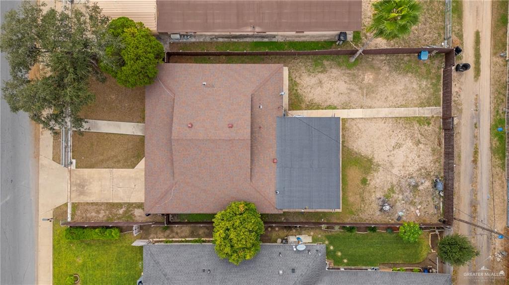 304 South 27th Street McAllen, TX 78501 - Photo 19 of 21 an aerial view of a house with a yard