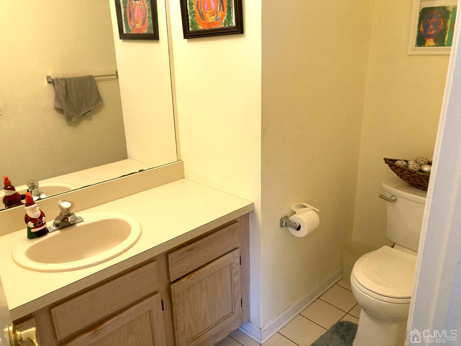 310 Hawthorne Road North Brunswick, NJ 08902 - Photo 25 of 25 a bathroom with a sink and a mirror